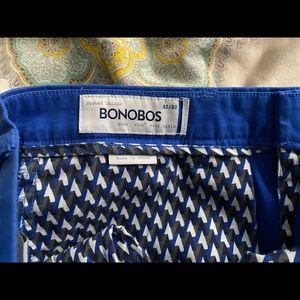 Bonobos bold blue chinos 32x32